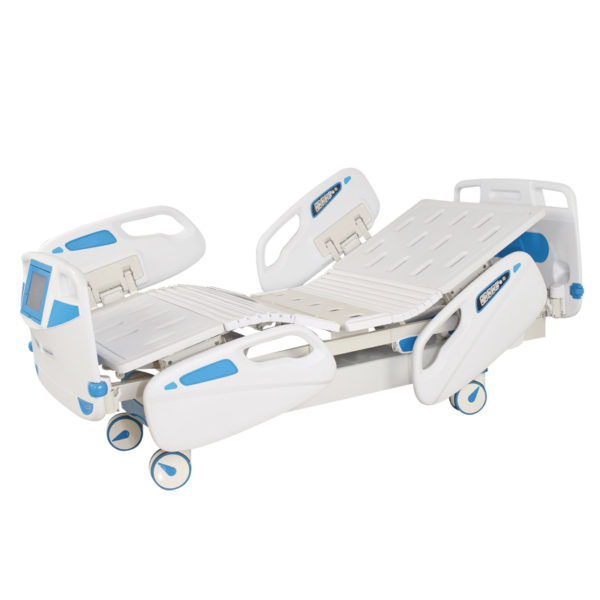 Five function electrical ICU bed with weighing scale